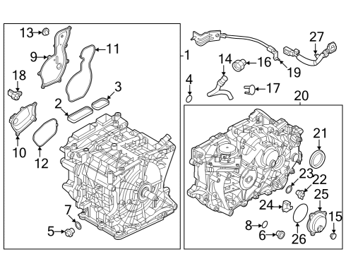 Nissan 290W9-00QAC CONN-STATOR WINDING TEMP SEN