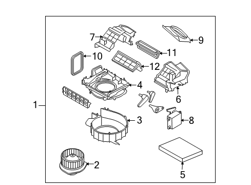 Filter-Air Diagram for 27277-VX00A