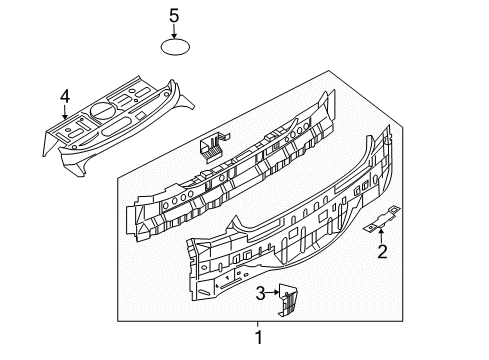 INSULATOR-PARCE Diagram for 79490-AL500