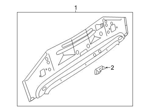 2022 Nissan Kicks Rear Body Diagram