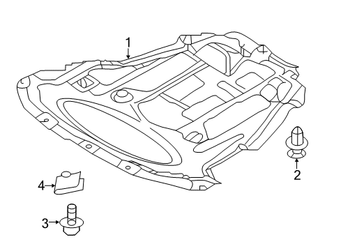 2022 Nissan Leaf Splash Shields Diagram