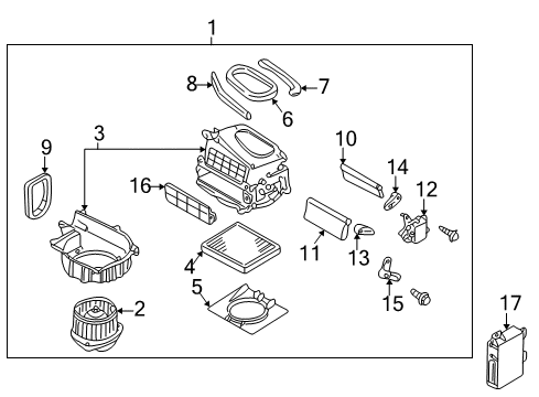 Seal Diagram for 27152-AG002