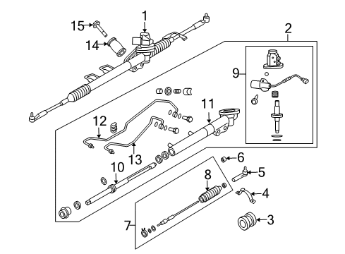 Gear Sub Assembly-P Diagram for 49210-CR901