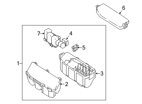2022 Nissan Rogue Sport Fuse & Relay Diagram 2