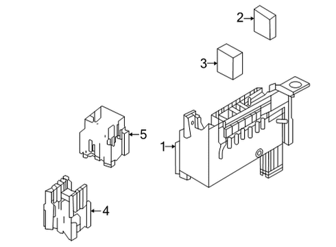 2022 Nissan Rogue Fuse & Relay Diagram 1