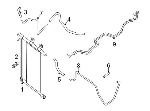 2020 Nissan NV 3500 Trans Oil Cooler Diagram 2
