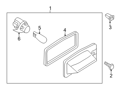 2020 Nissan NV 3500 License Lamps Diagram