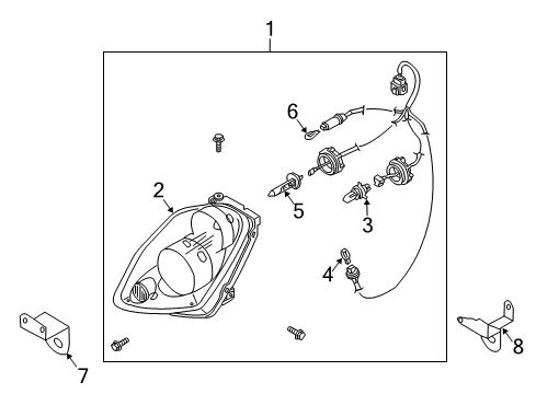 Bracket Assembly-He Diagram for B6090-AL500