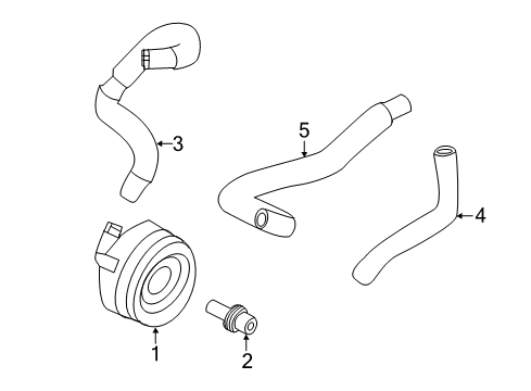 2022 Nissan Rogue Sport Oil Cooler Diagram