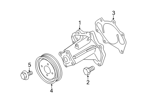 2020 Nissan NV 3500 Water Pump Diagram 1