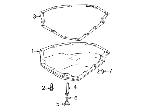 2021 Nissan Kicks Plate Assy-Drive & Gear Diagram for 12331-ED01D