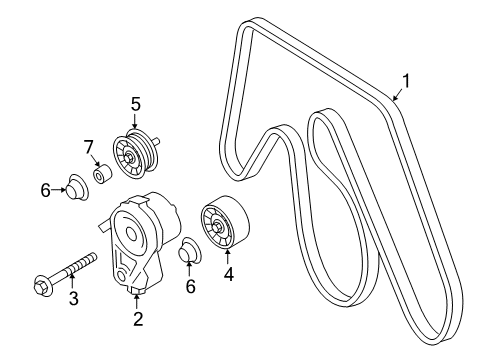 TENSIONER ASSY AUTO Diagram for 11955-5CA0B