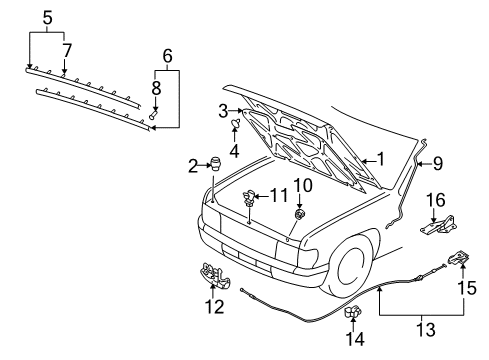 Insulator-Hood Diagram for 65840-2W400