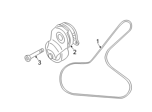 2022 Nissan Kicks Belts & Pulleys Diagram