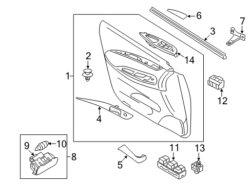 FINSHER Assembly Fr Diagram for 80901-1BA0D