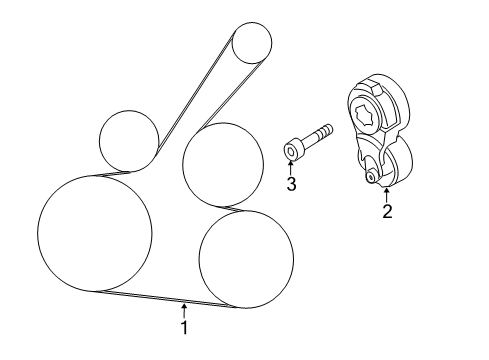 2020 Nissan NV 200 Belts & Pulleys Diagram