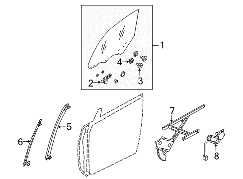 Motor Assembly-REGU Diagram for 80731-CR001
