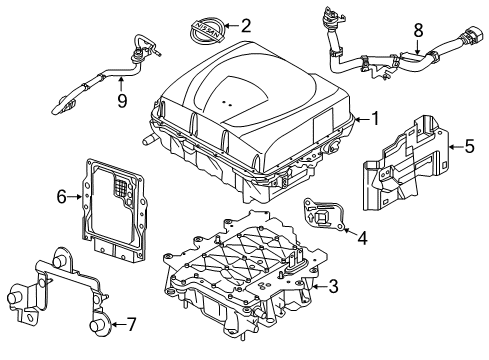 Module Assy-Powertrain Control Diagram for 23740-3NF1A