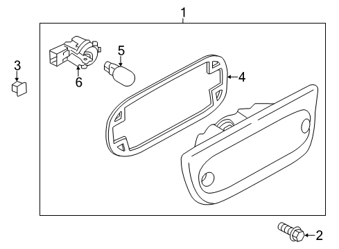 2020 Nissan NV 200 Bulbs Diagram 4