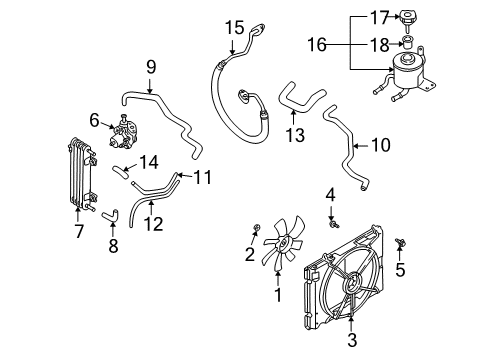 Fan-Motor Diagram for 21486-AR000
