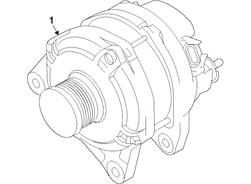 2020 Nissan Kicks Alternator Diagram 1