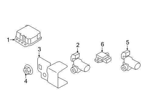 Module Assembly - Curtain Air Bag, LH Diagram for 985P1-5RW8A