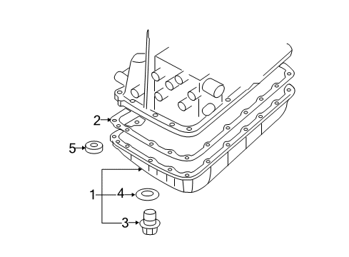 2020 Nissan NV 200 Transaxle Parts Diagram