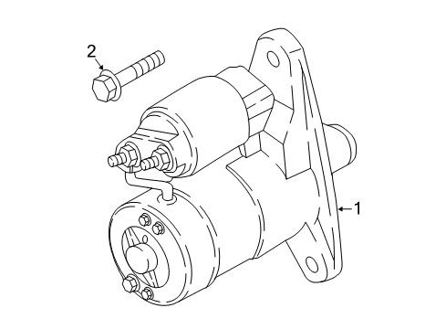 MOTOR ASSY-STARTER Diagram for 23300-4BB0C