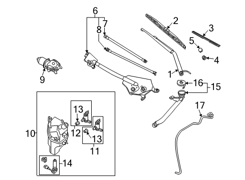 Motor Assembly-Wind Diagram for 28815-CG000