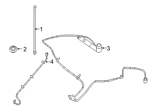 2021 Nissan NV 3500 Antenna & Radio Diagram 2