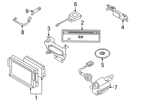 Camera Assembly-Bac Diagram for 28442-CW50A