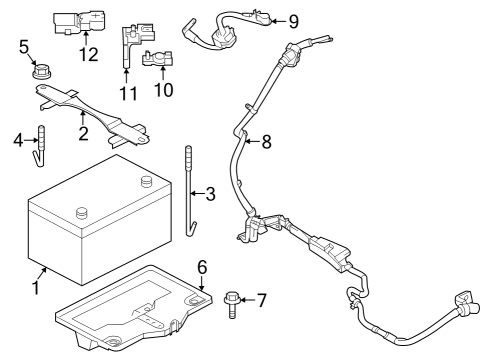 2023 Nissan Z TERMINAL-CONNECTOR Diagram for 24340-1CX1A