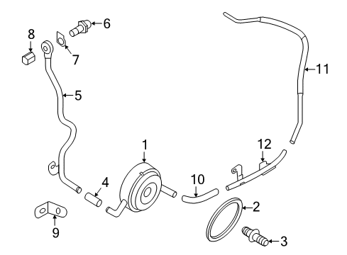 2022 Nissan Murano Oil Cooler Diagram