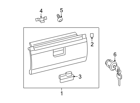 2020 Nissan NV 3500 Glove Box Diagram