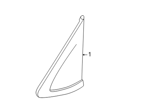 2024 Nissan Versa Exterior Trim - Fender Diagram