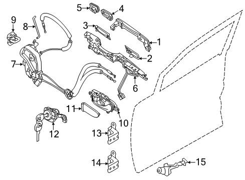 Link Door STOPP Diagram for 80430-1JA3A