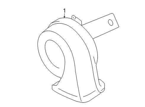 2022 Nissan Rogue Horn Diagram