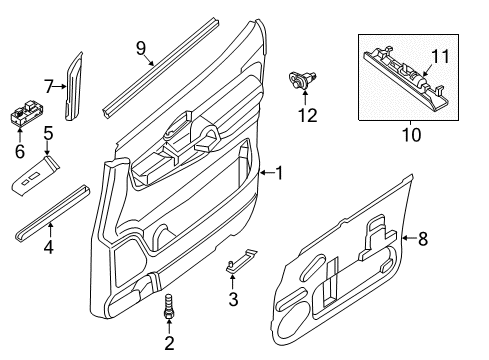 2021 Nissan NV 3500 Switches Diagram 1