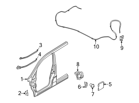 2020 Nissan NV 200 Aperture Panel Diagram
