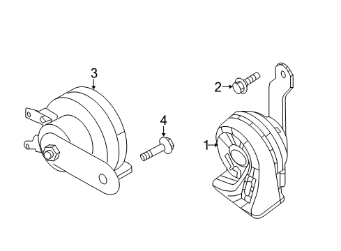2021 Nissan NV 3500 Horn Diagram