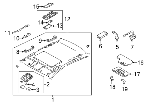 Camera Assembly-Lan Diagram for 28442-EJ76A