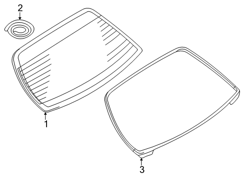 MOULDING-Rear W Diagram for 79750-AR000