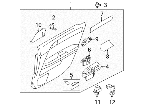 Case Assembly-ASHTR Diagram for 82967-EG00A