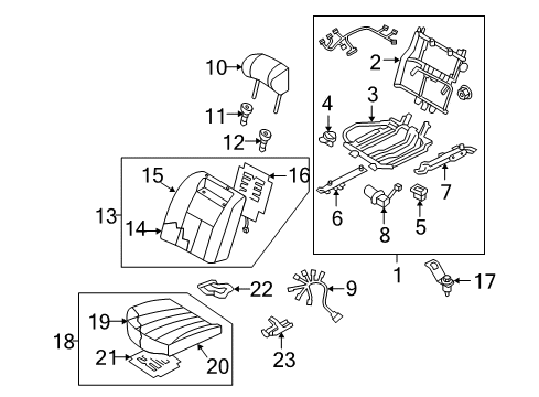 Motor & Unit As Diagram for 88503-AR010