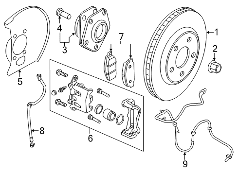 2022 Nissan Leaf Anti-Lock Brakes Diagram 1