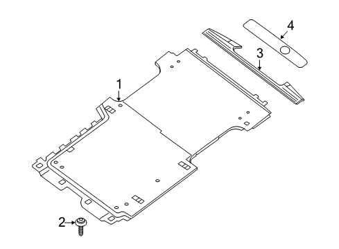 2020 Nissan NV 3500 Interior Trim - Rear Body Diagram