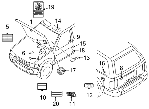 Label Transfer Control Diagram for 99075-0W405