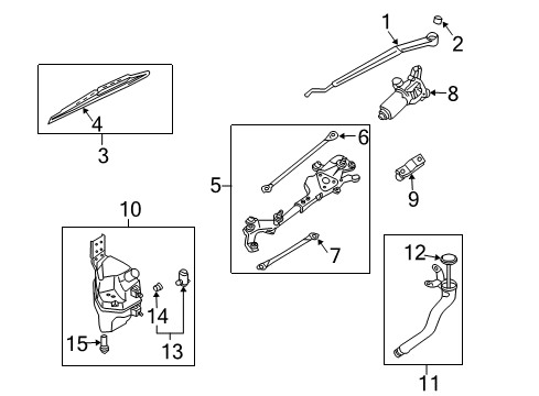 Motor Assembly-Wind Diagram for 28815-AM600