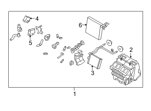 Case ASY-Heater Diagram for 27120-1CA0A