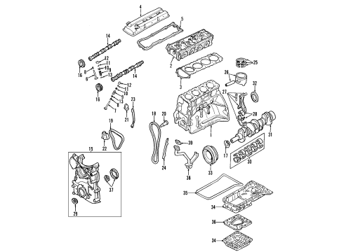 Pulley Assy-Valve Timing Control Diagram for 13025-5JG0A